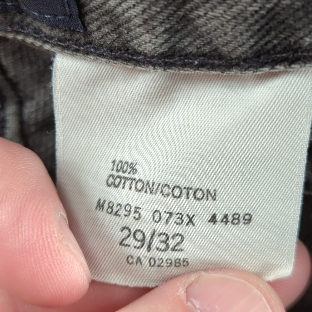 Vintage Y2K Bluenotes Jeans 29 (Fits 26x30) Black Faded Grunge Skater Hip Hop - Picture 12 of 14
